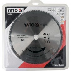 YATO Disc circular pentru lemn 315X96TX30mm..
